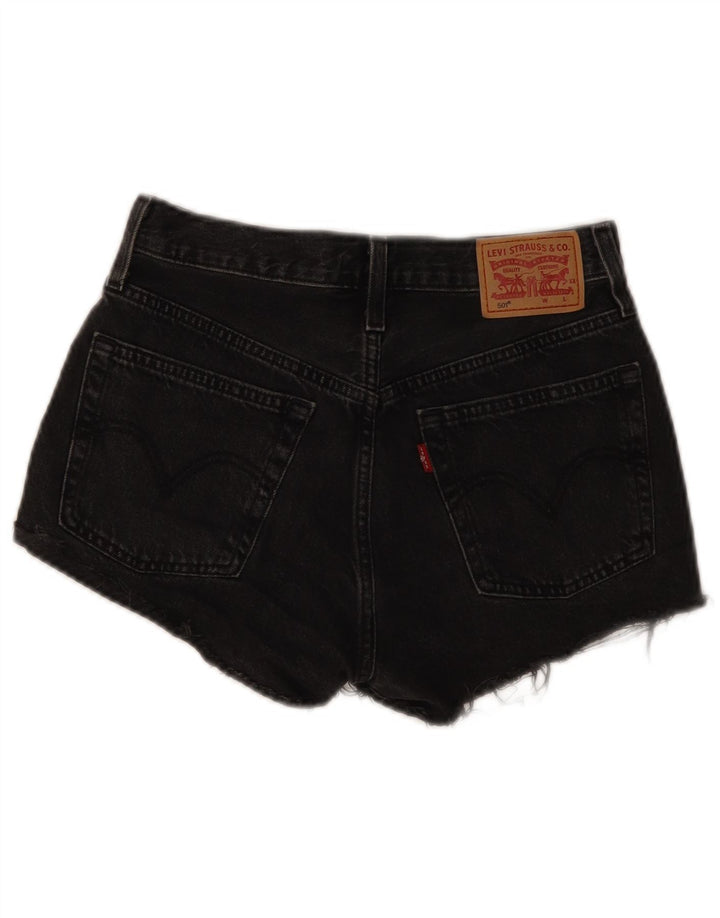 Shorts jeans feminino Levi's 501 W25 XS algodão cinza