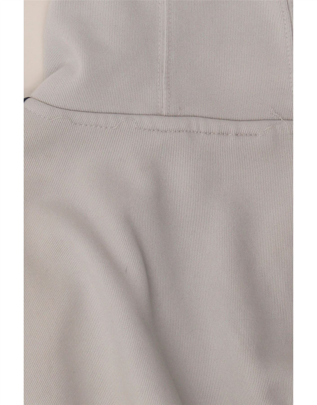 Suéter masculino Adidas com capuz e zíper grande azul colorido bloco de poliéster