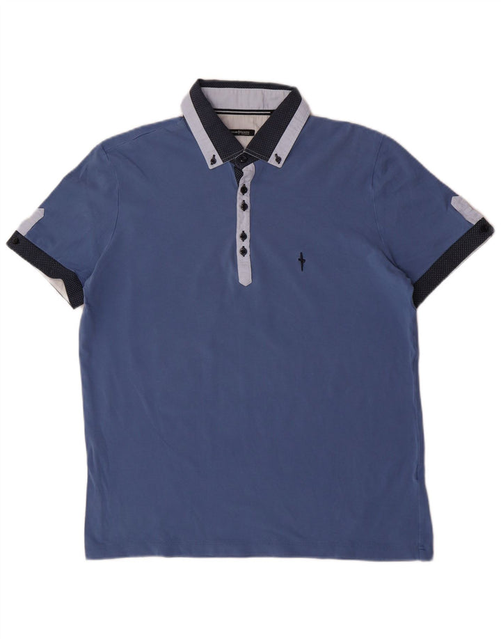 Camisa polo masculina Cesare Paciotti XL azul