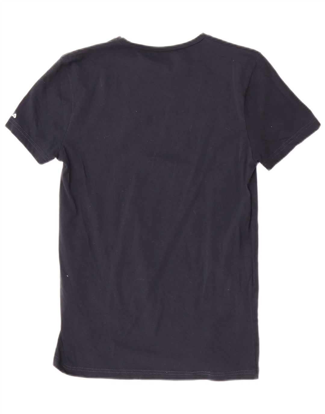 Camiseta masculina Fila top pequeno algodão azul marinho