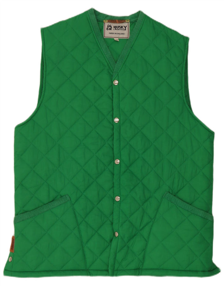 Colete acolchoado masculino Husky UK 44 2XL verde