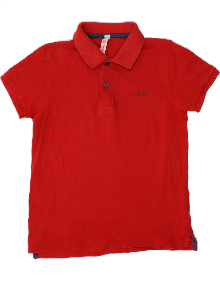 SUN68 Boys Polo Shirt 5-6 Years Red Cotton Vintage Sun68 and Second-Hand Sun68 from Messina Hembry 