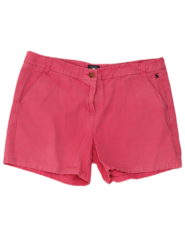 Joules Womens Chino Shorts UK 14 Grande W36 Algodão Rosa