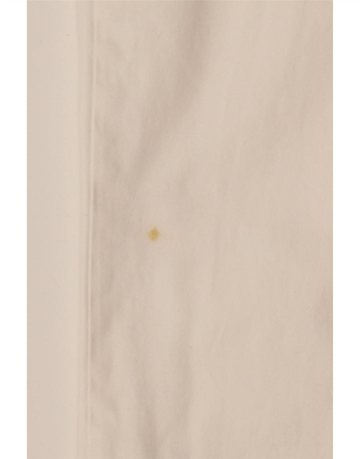 CALVIN KLEIN Mens Slim Chino Trousers W30 L32 White Cotton Vintage Calvin Klein and Second-Hand Calvin Klein from Messina Hembry 