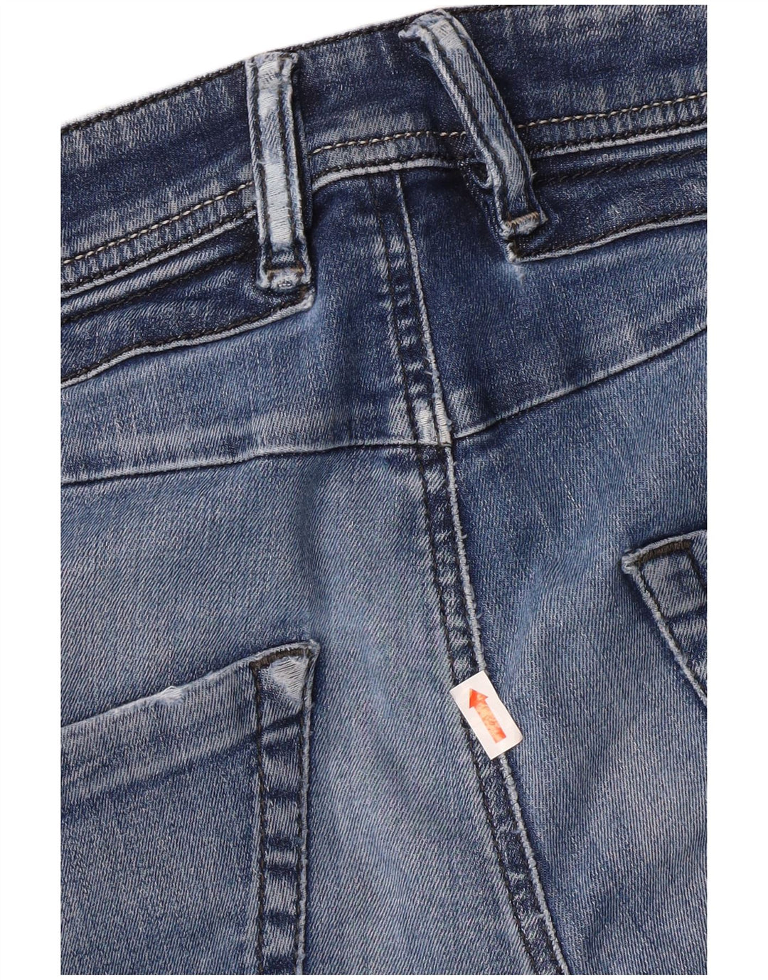 Diesel Feminino Belther Regular Slim Fit Calça Jeans W32 L30 Azul Algodão