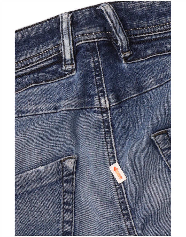 Diesel Feminino Belther Regular Slim Fit Calça Jeans W32 L30 Azul Algodão