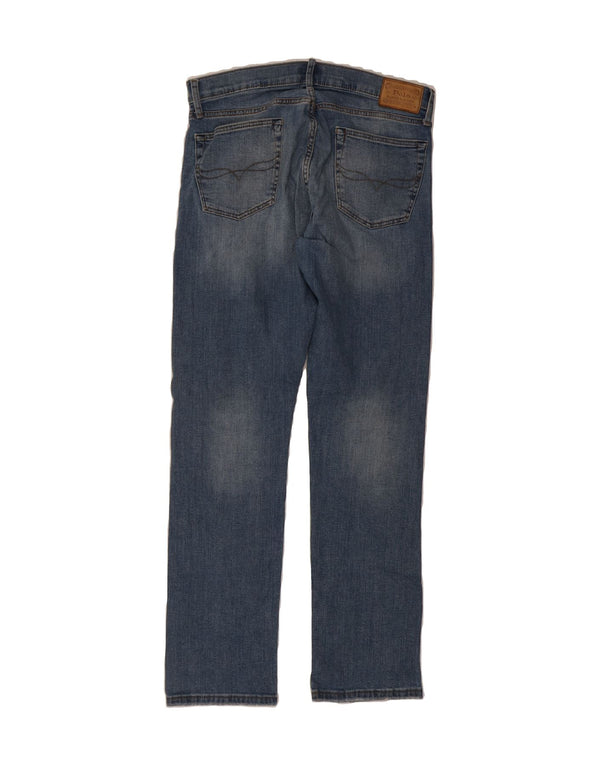 POLO RALPH LAUREN Jeans reto masculino W32 L32 algodão azul