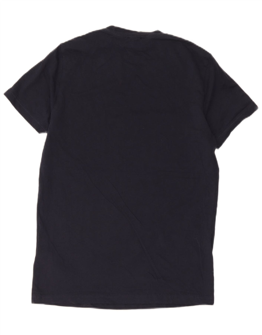 Diesel Camiseta masculina gráfica Top médio algodão azul marinho