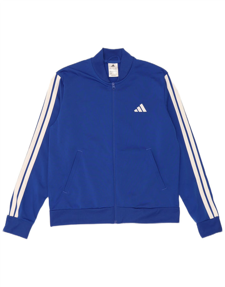 Jaqueta Adidas Meninos Treino Top 12-13 Anos Azul Poliéster
