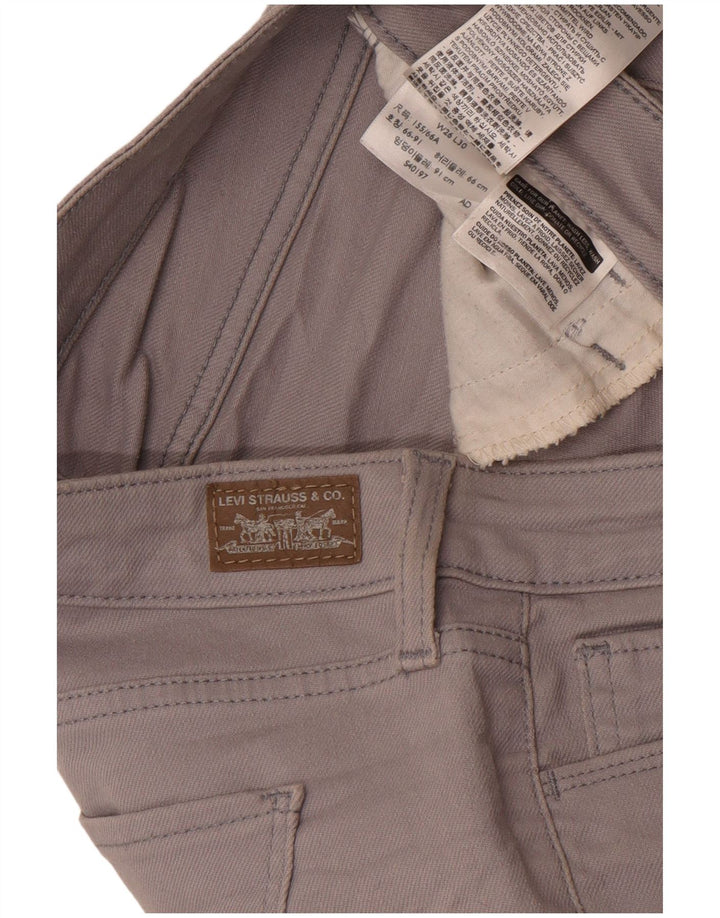Legging feminina Levi's skinny jeans W26 L30 algodão cinza