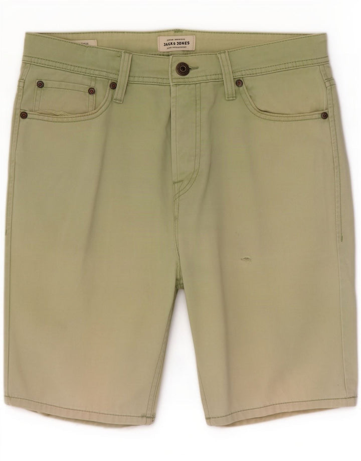 Jack & Jones Mens Casual Shorts Pequeno W29 Verde