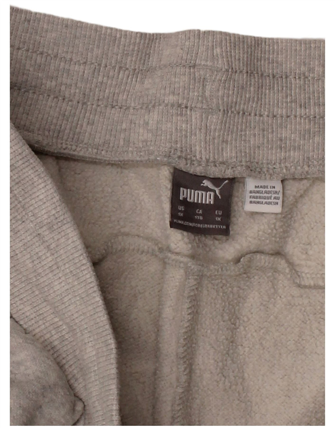 Calça de treino masculina PUMA Joggers XL cinza algodão