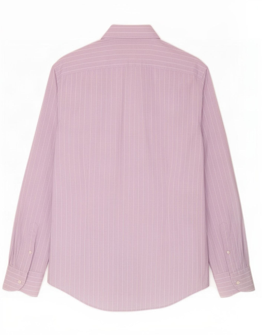 Camisa masculina Benetton listrada roxa média