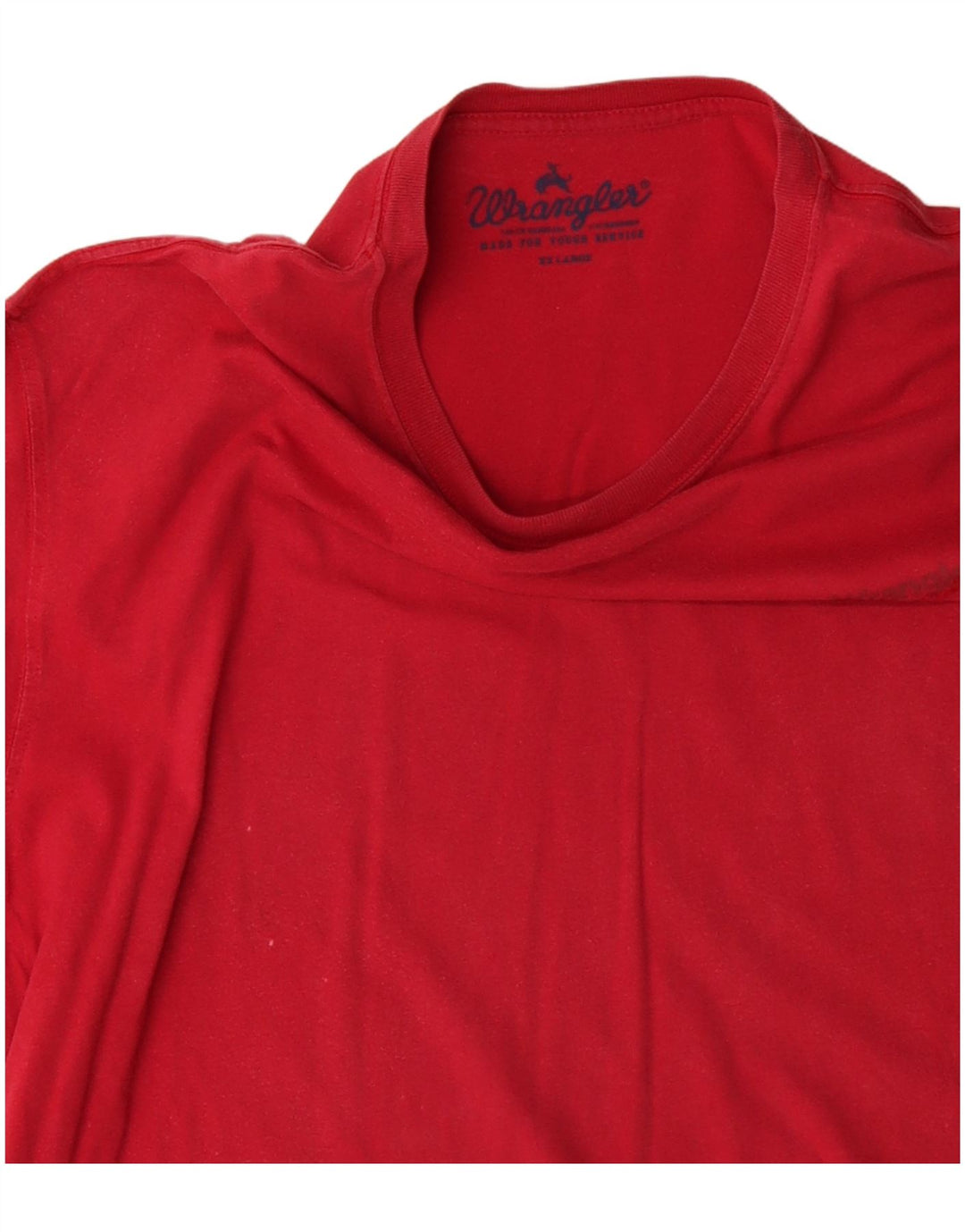 Camiseta masculina WRANGLER Top 2XL algodão vermelho
