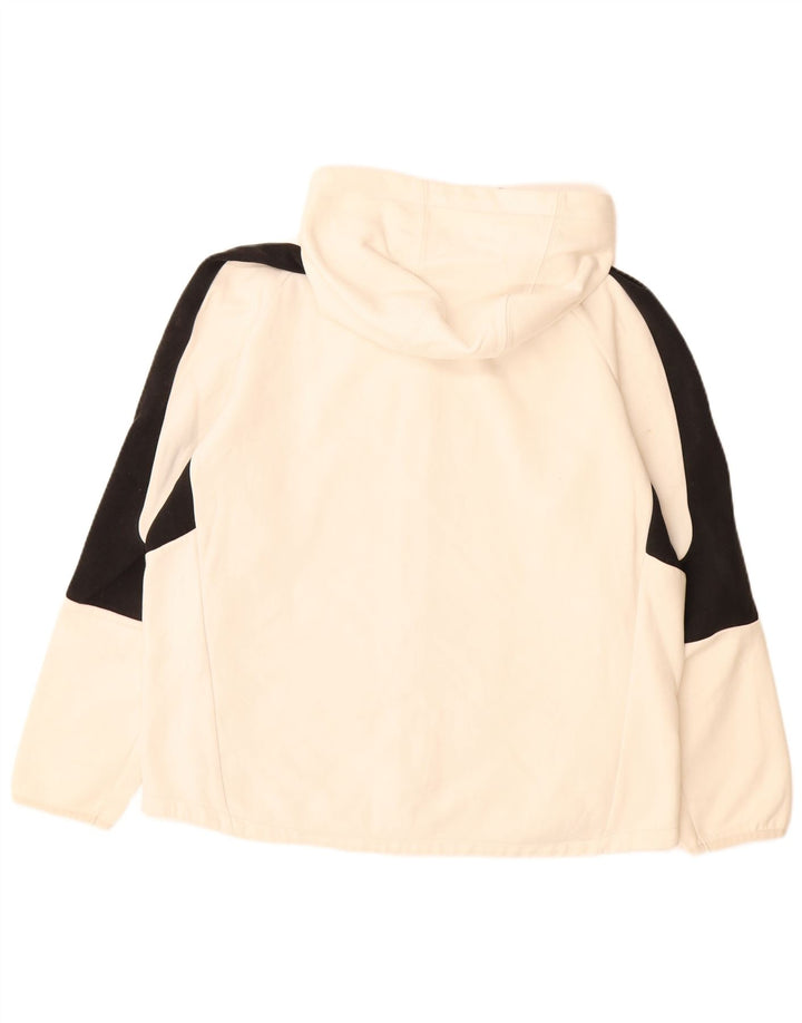 Suéter masculino PUMA com capuz e zíper XL off white algodão colorblock