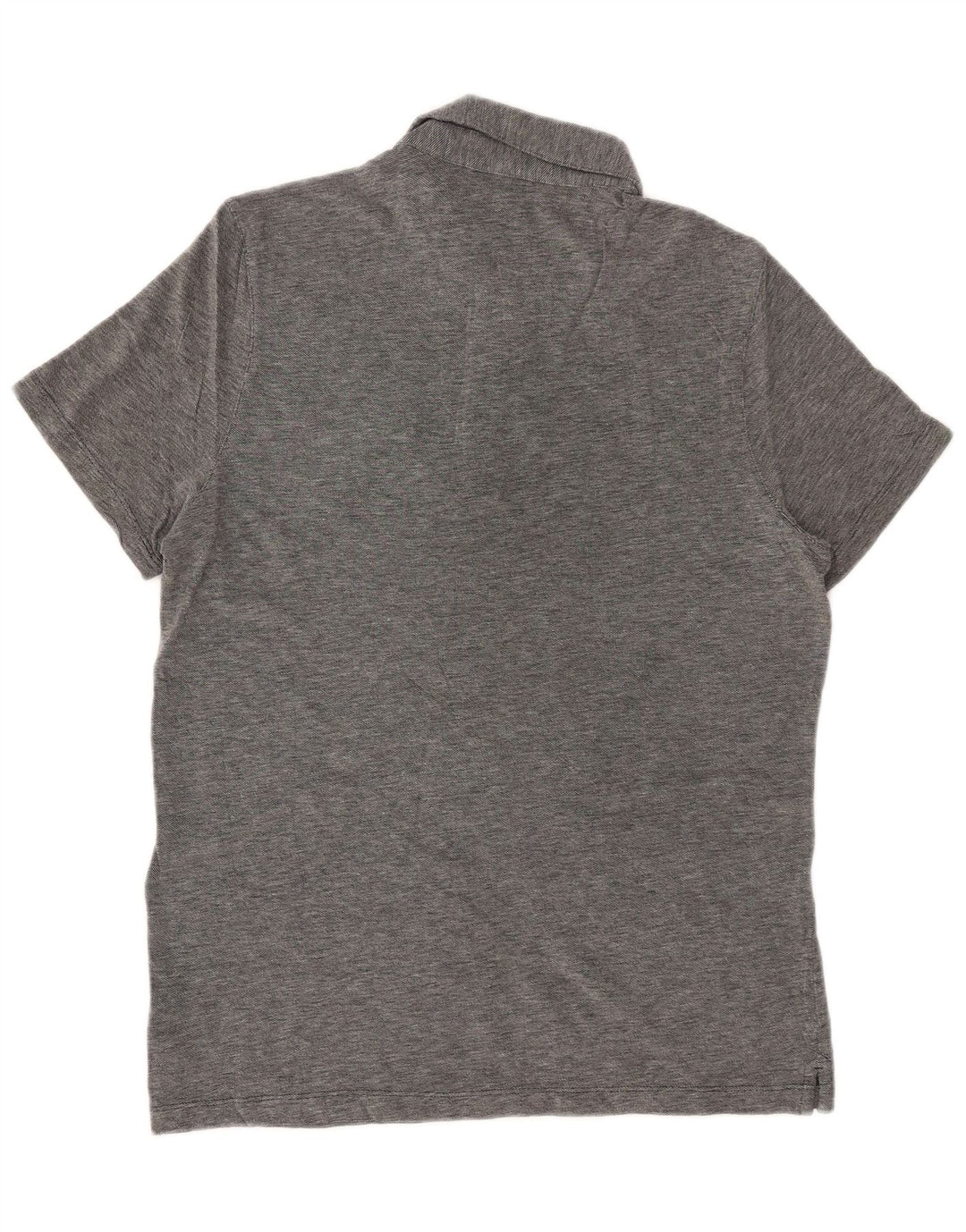 Camisa polo masculina MICHAEL KORS algodão manchado cinza médio