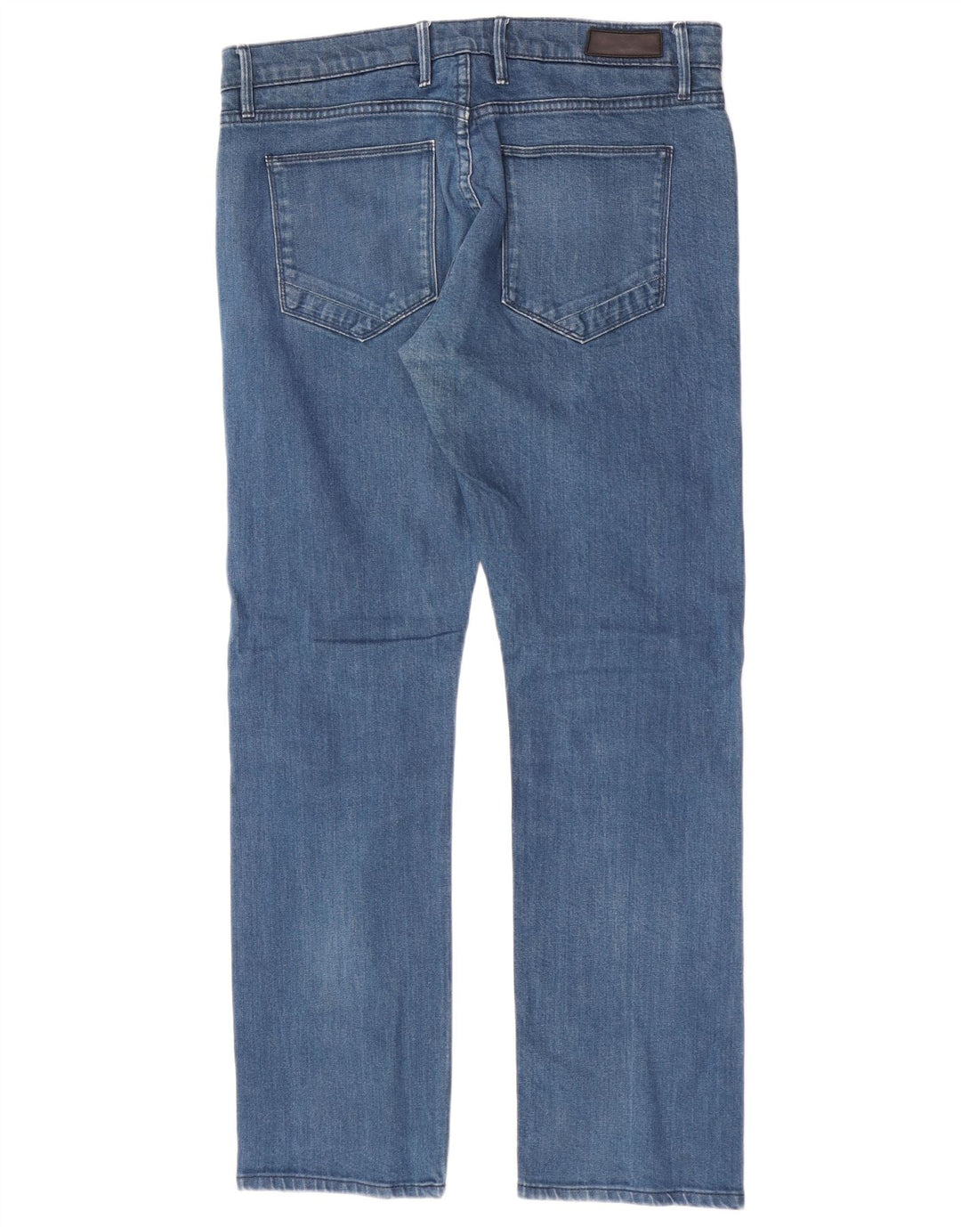 Marks & Spencer Masculino Autograph Slim Jeans W36 L30 Azul Algodão