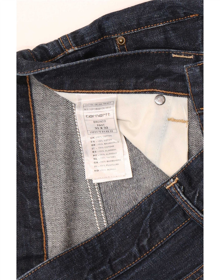 Carhartt Masculino Slim Jeans W30 L28 Azul Algodão