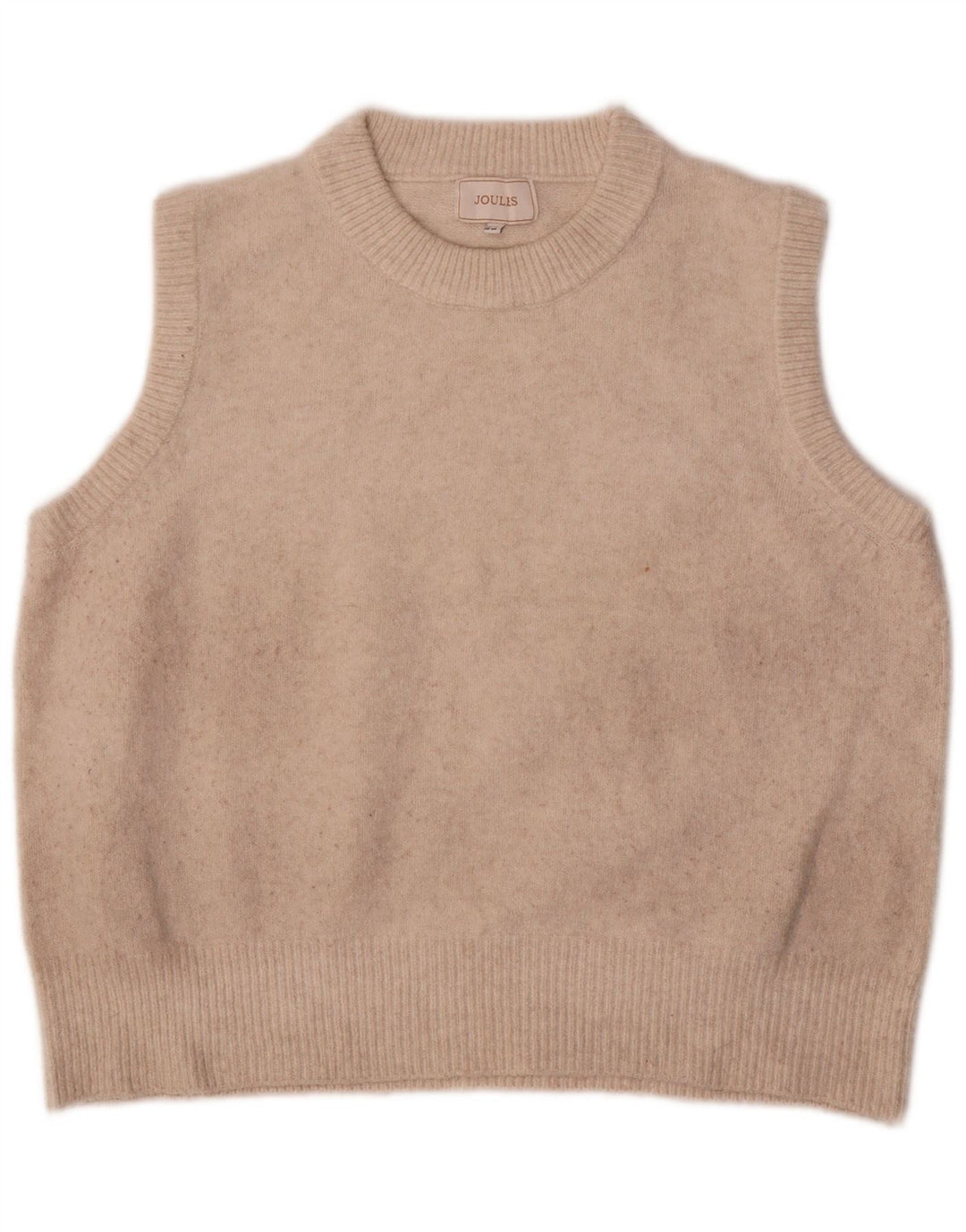 Joules Womens Vest Tank Top UK 16 Grande Poliéster Bege