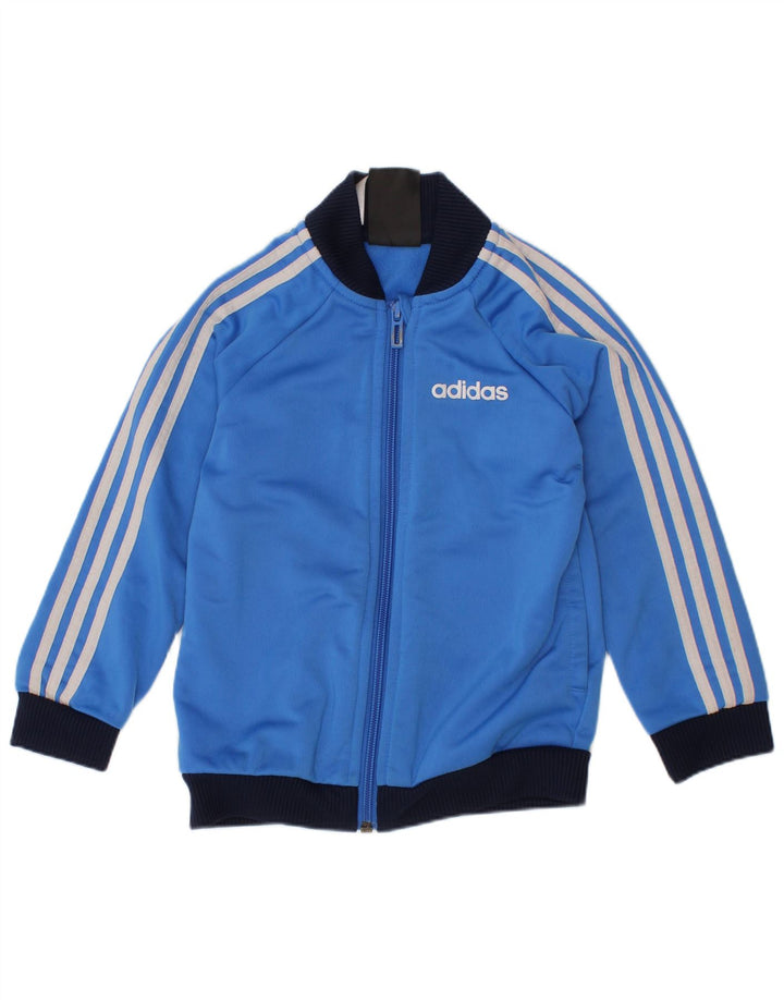 Jaqueta ADIDAS Meninos 2-3 Anos Azul Poliéster