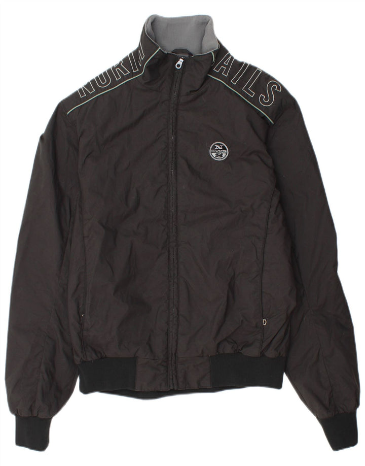 Jaqueta bomber masculina North Sails Graphic UK 40 grande poliamida preta