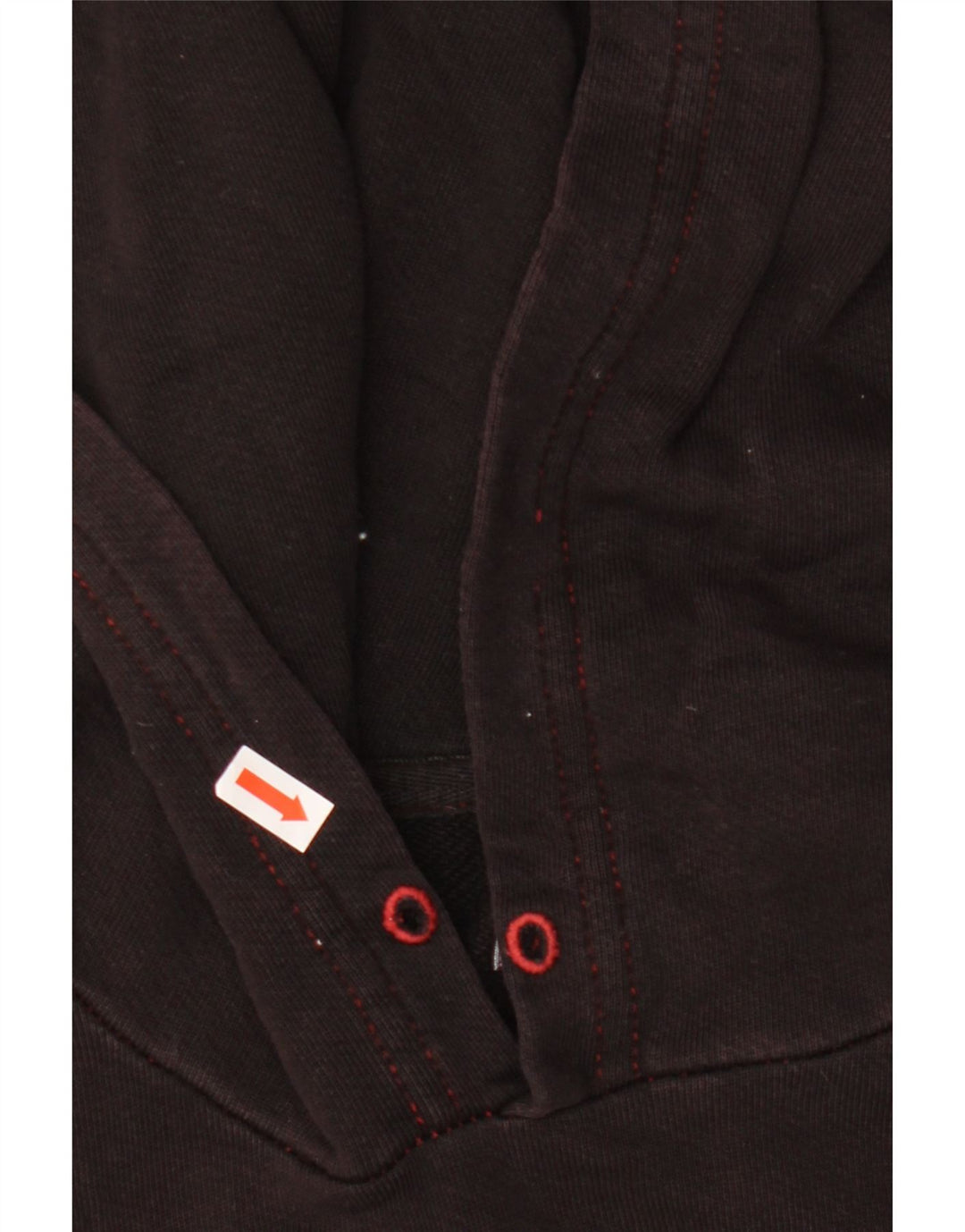 Suéter com capuz gráfico masculino Levi's grande algodão preto