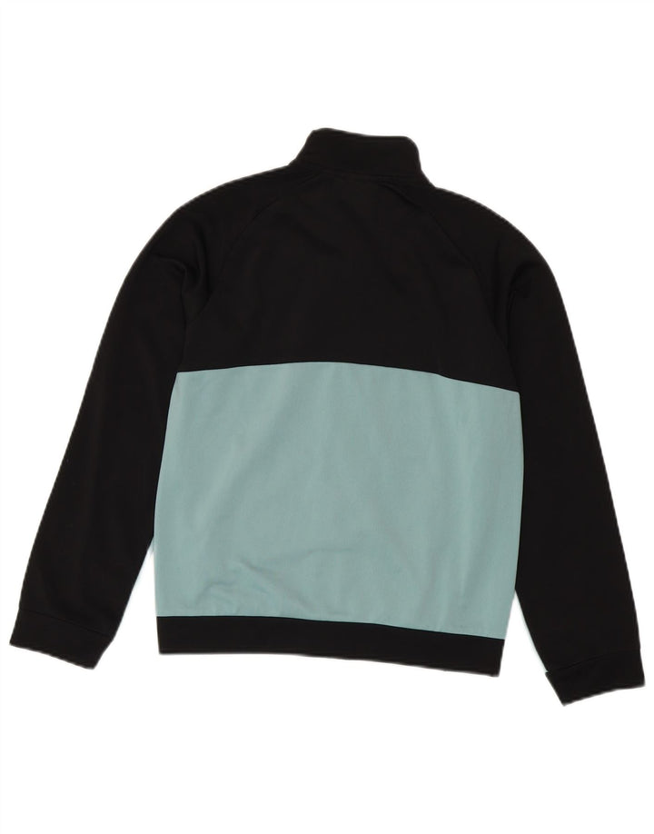 Jaqueta Puma Meninos Treino Top 11-12 Anos Médio Preto Colorblock
