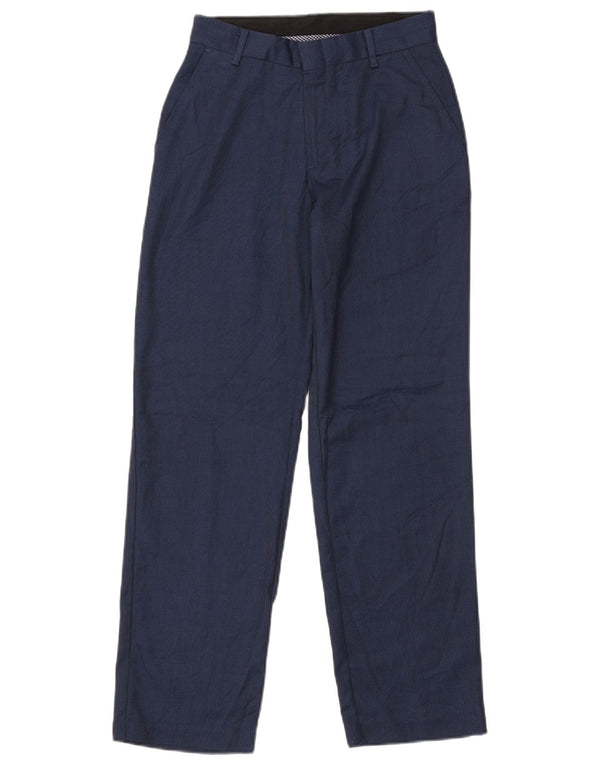 Calças Chino Retas Meninos Chaps 15-16 Anos W26 L28 Azul Marinho Poliéster