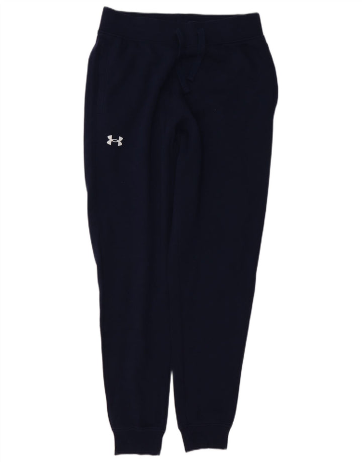 Calça esportiva masculina UNDER ARMOUR de algodão azul marinho médio