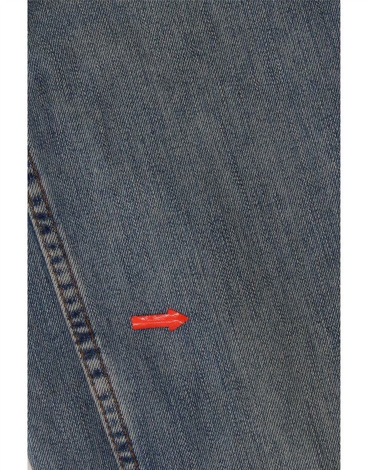 Wrangler Masculino Texas Stretch Straight Jeans W32 L29 Azul Algodão