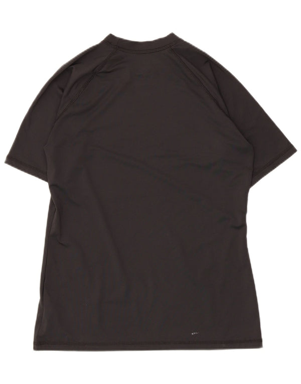 Camiseta Nike Feminina Dri Fit Graphic Top UK 12 Médio Preto Poliéster