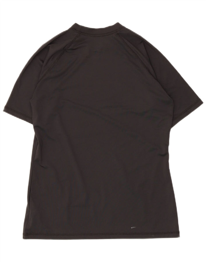 Camiseta Nike Feminina Dri Fit Graphic Top UK 12 Médio Preto Poliéster