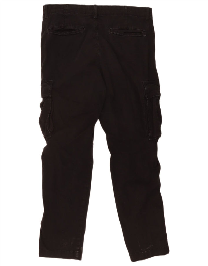 Calça cargo reta masculina ZARA EU 42 grande W32 L29 preta