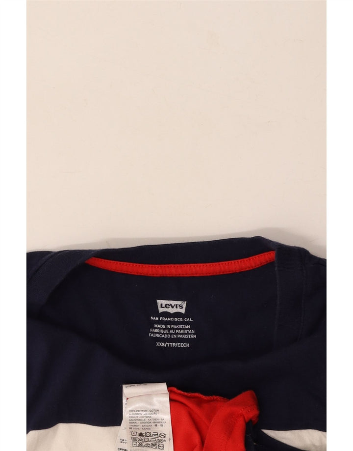 Colete gráfico oversized feminino LEVI'S UK 2 2XS multicolorido