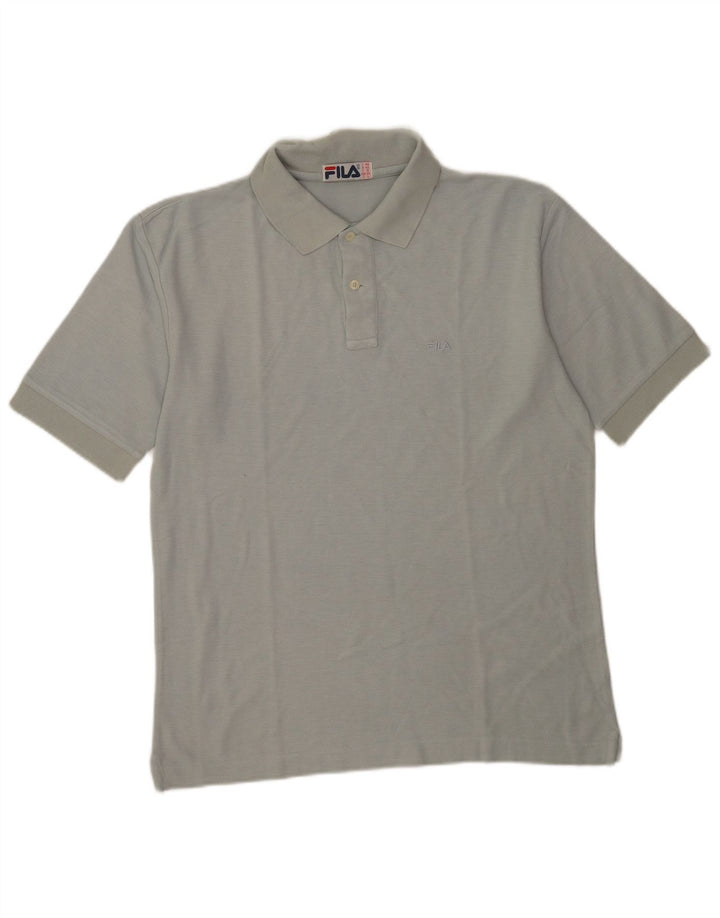 Camisa polo masculina Fila IT 48 cinza médio