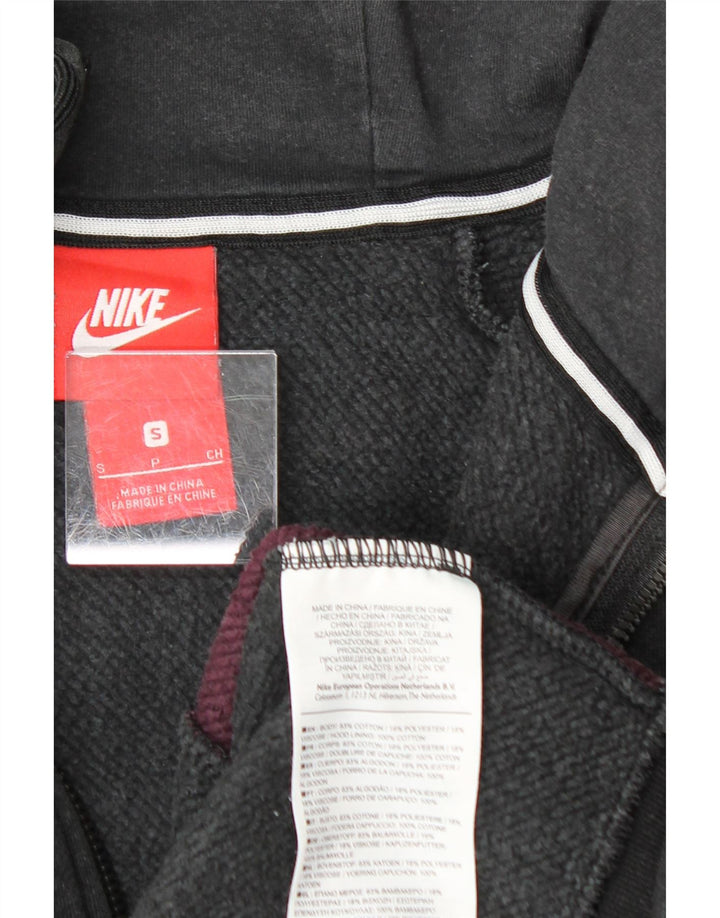 PUMA Mens Zip Hoodie Sweater Small Grey Colourblock Cotton Vintage Puma and Second-Hand Puma from Messina Hembry 