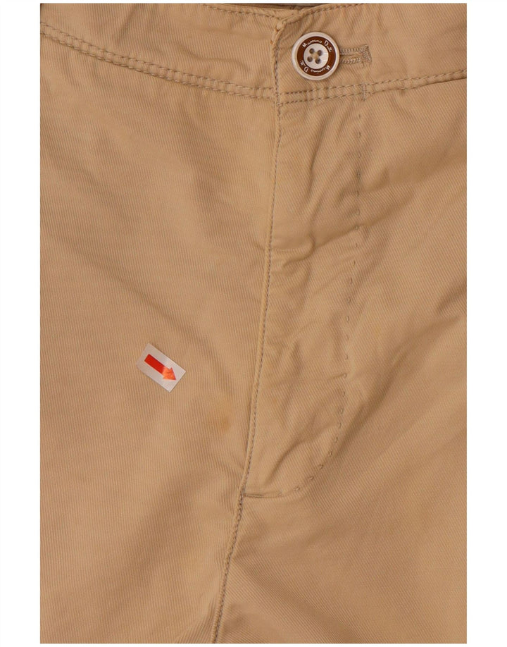 MASSIMO DUTTI Mens Chino Shorts EU 48 XL W38 Algodão Bege