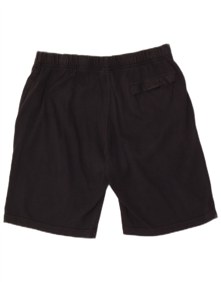 Shorts esportivos gráficos masculinos Nike médio algodão preto