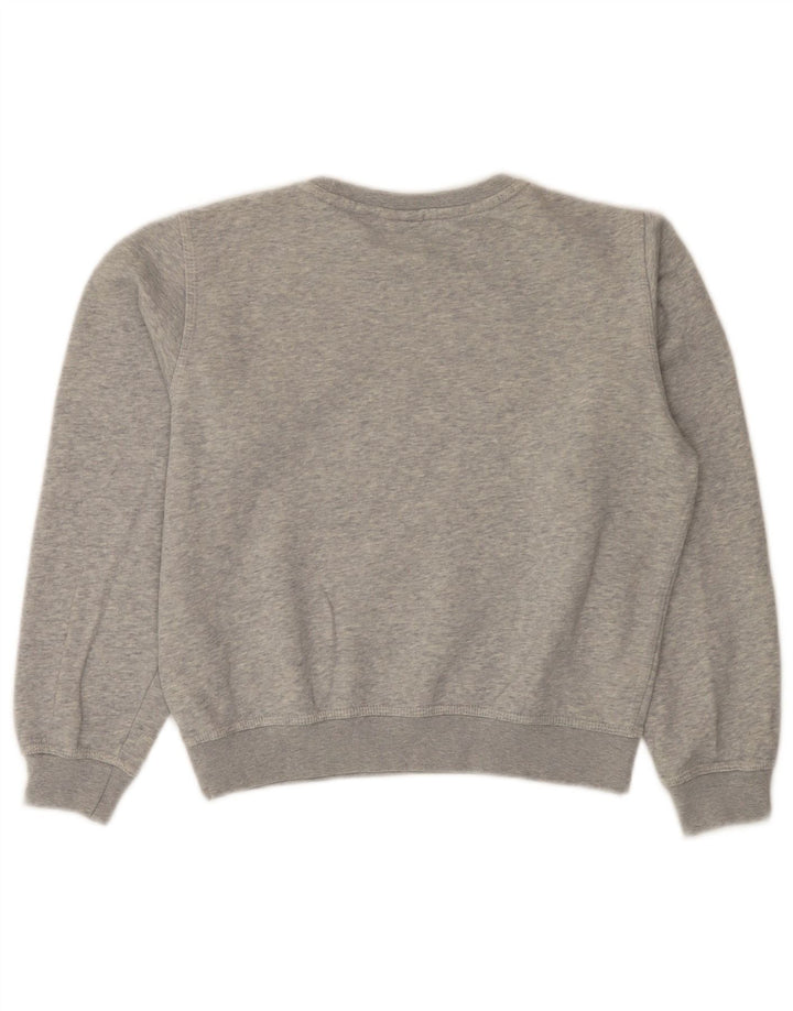 Moletom Nike Boys Jumper 10-11 anos cinza médio algodão manchado