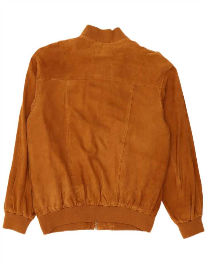 Jaqueta bomber masculina de camurça Conbipel IT 54 XL couro marrom