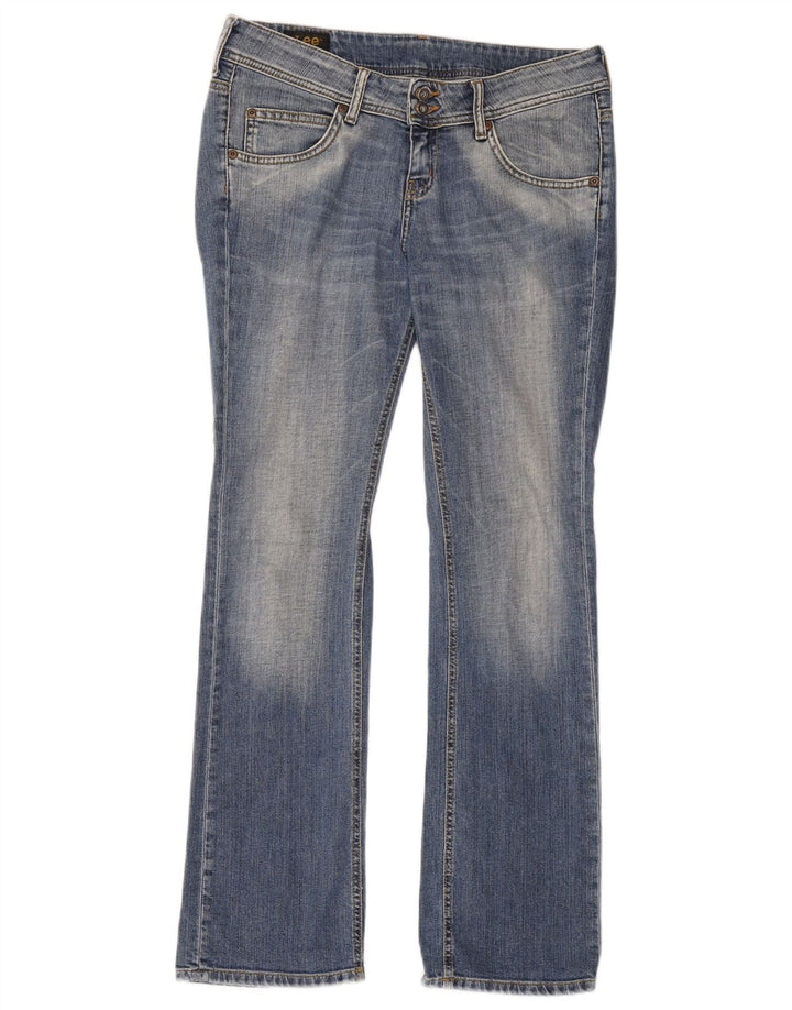 Lee Womens Bootcut Jeans W31 L31 Azul Algodão