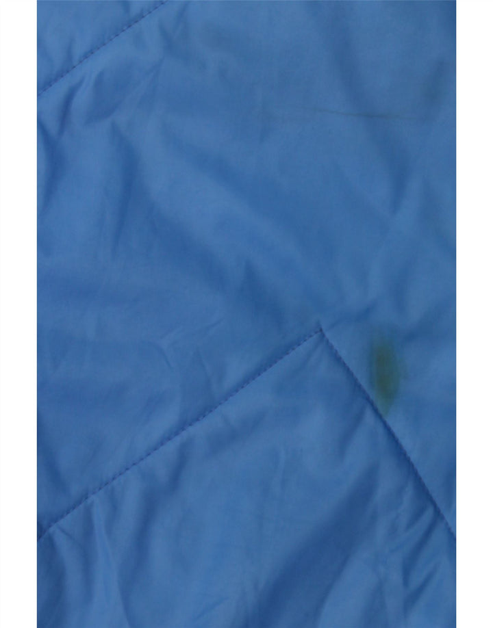 Jaqueta acolchoada masculina La Font IT 48 poliamida colorblock azul médio