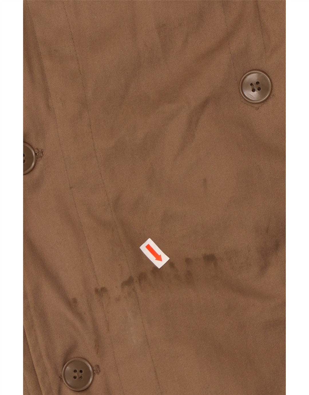 Jaqueta masculina VINTAGE com capuz Sherpa Parka Reino Unido 42 XL algodão marrom