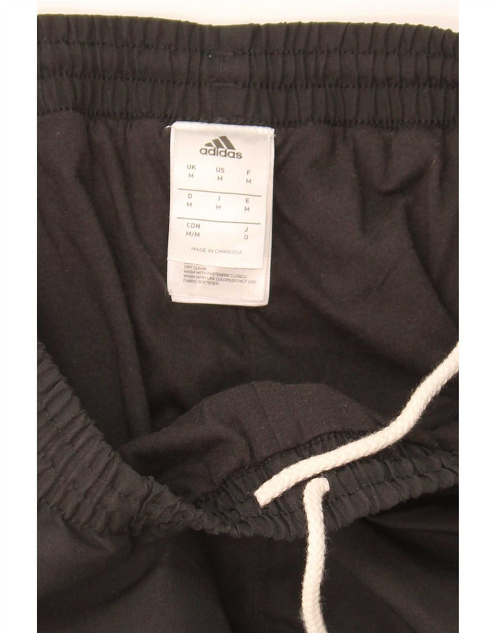Adidas Mens Treino Calças Joggers Médio Poliéster Preto