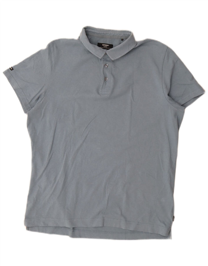 Camisa polo masculina Superdry 2XL algodão azul