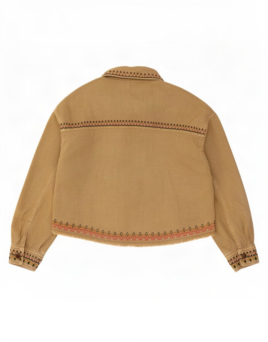 Zara Womens Oversized Bomber Jacket UK 10 pequeno algodão geométrico bege