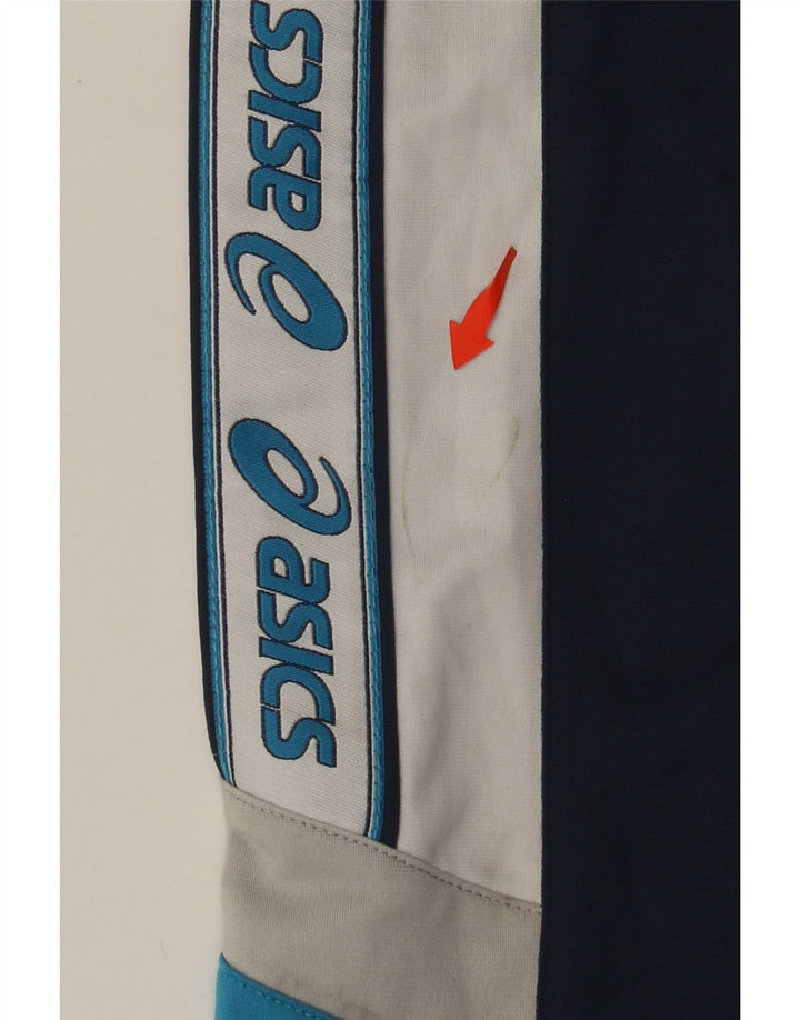 Calça de treino gráfica masculina ASICS médio azul marinho colorblock