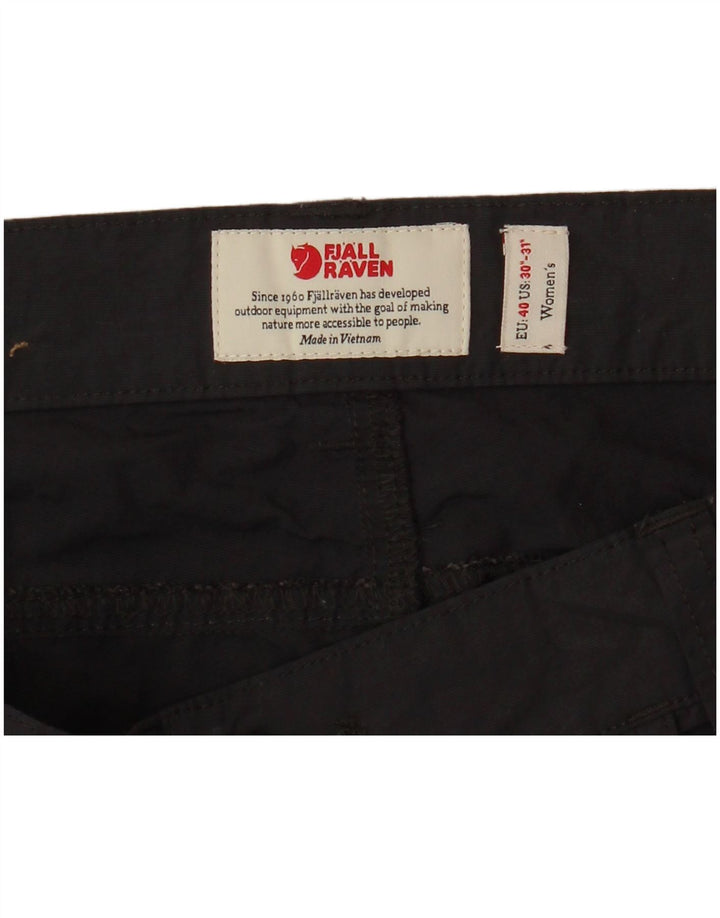 Shorts cargo feminino FJALL RAVEN EU 40 médio W31 preto