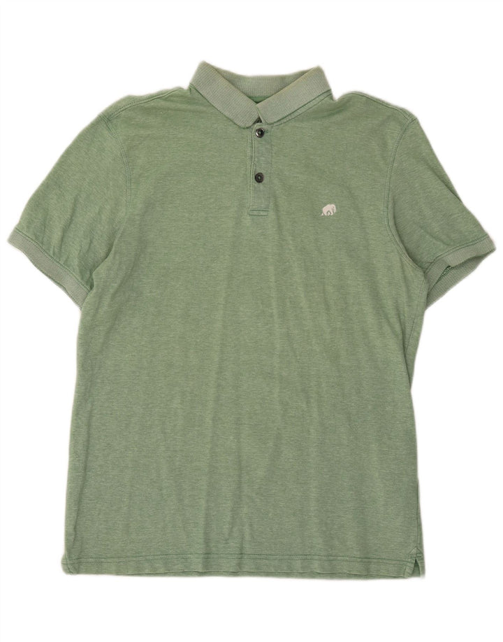 Camisa polo masculina BANANA REPUBLIC algodão verde médio