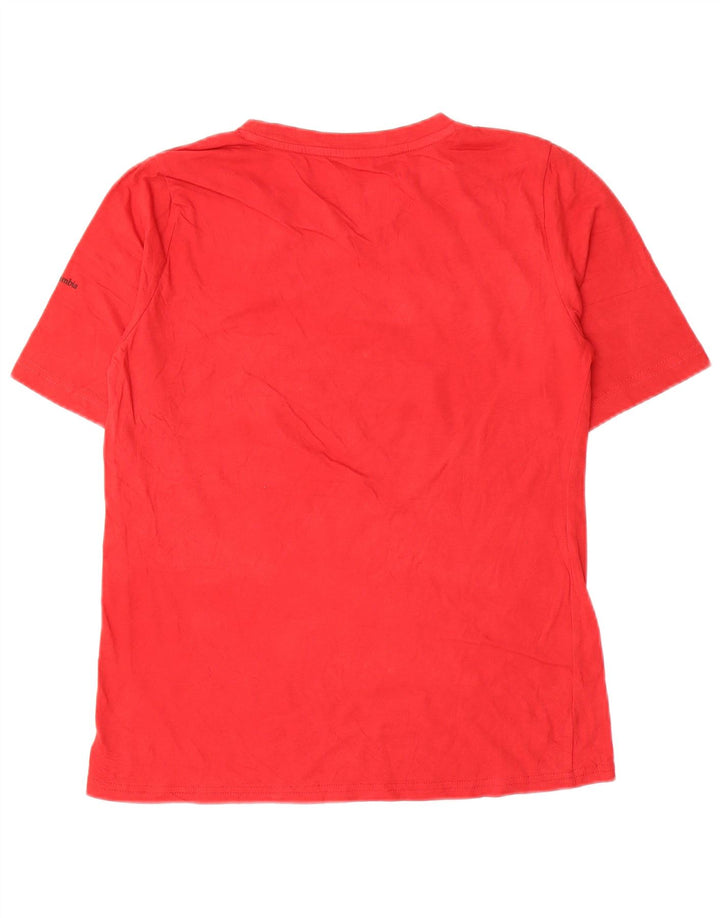 Camiseta Columbia Masculina Graphic Top Médio Algodão Vermelho